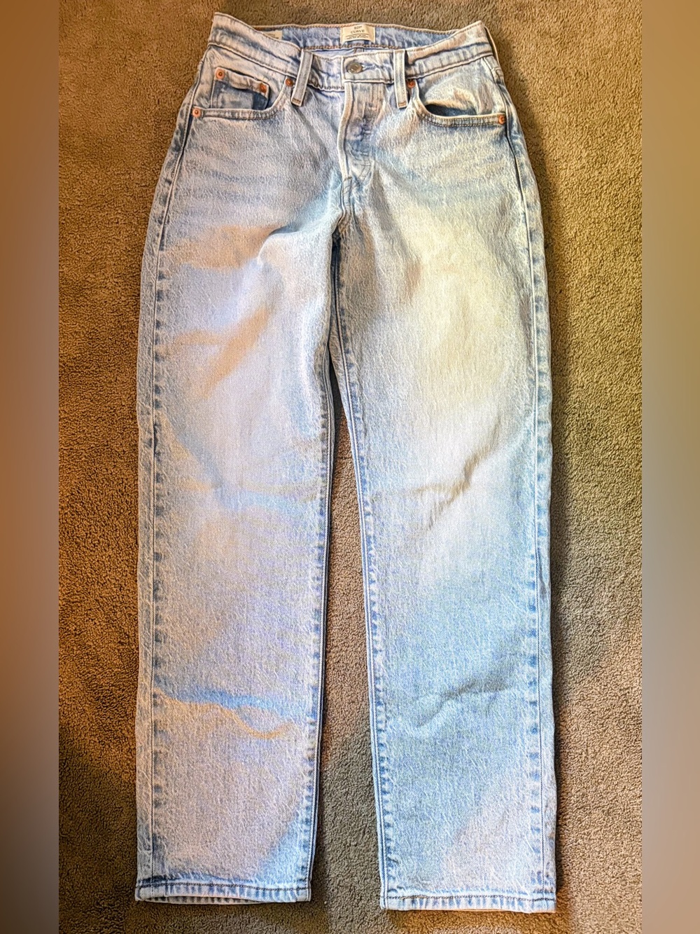 Levi’s 501 Curve Classic Light Wash Straight Leg Jeans